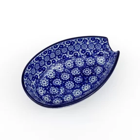 Podstawka pod łyżkę 381 12/8,5cm <br> 2615X Kobaltowa koronka